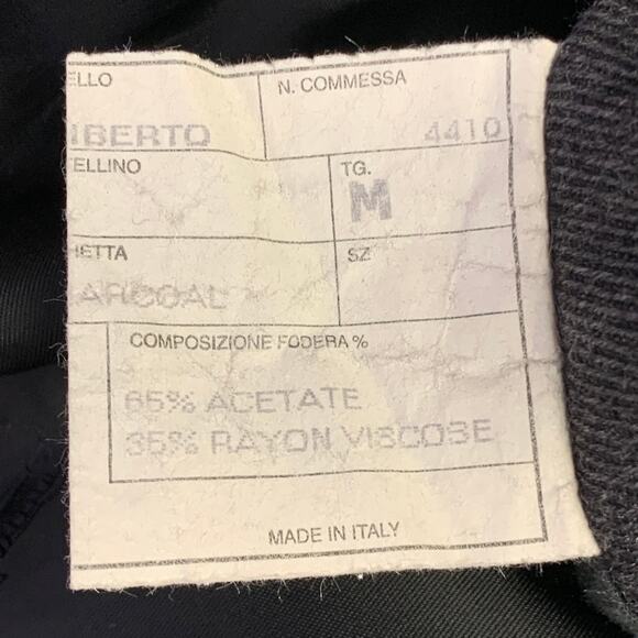 BURBERRY LONDON Size M Grey Charcoal Acetate Blend Twill Zip Buttons Coat - Picture 6 of 7